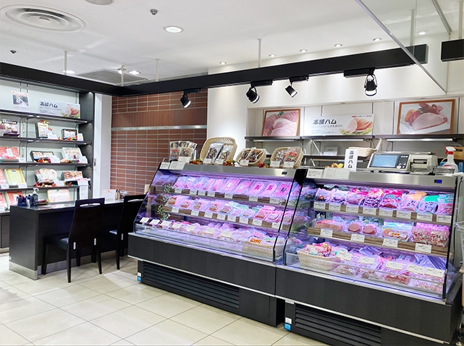 高崎ハムの売場の写真